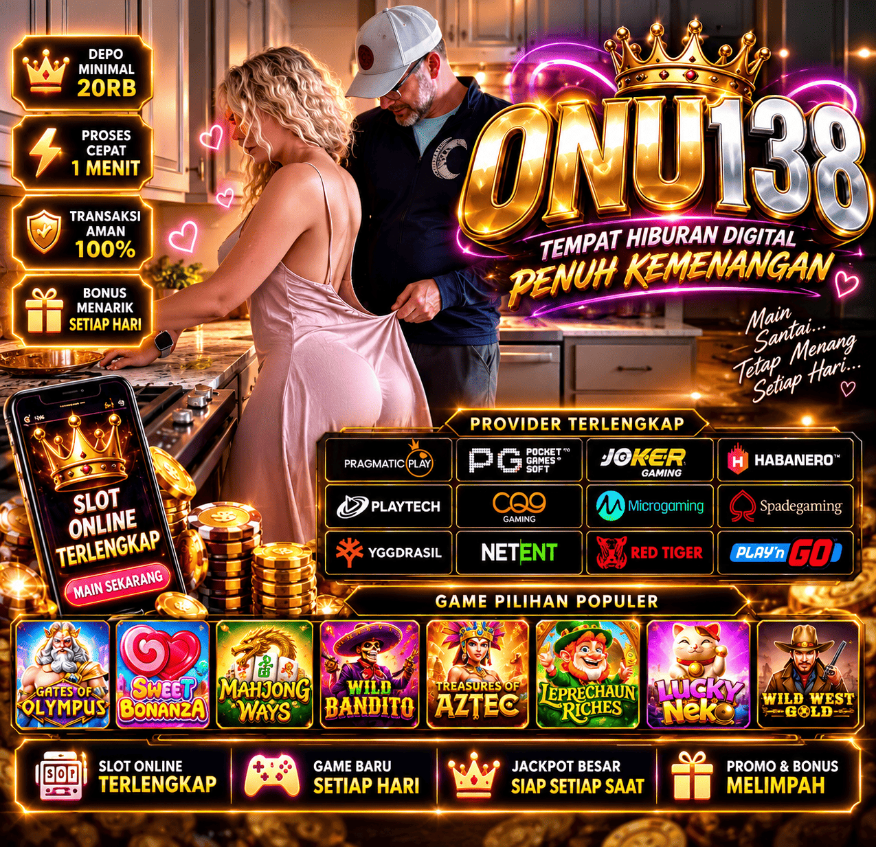 ONU138 ➔ Game Putaran yang Dikenal Rajin Bagi Wild